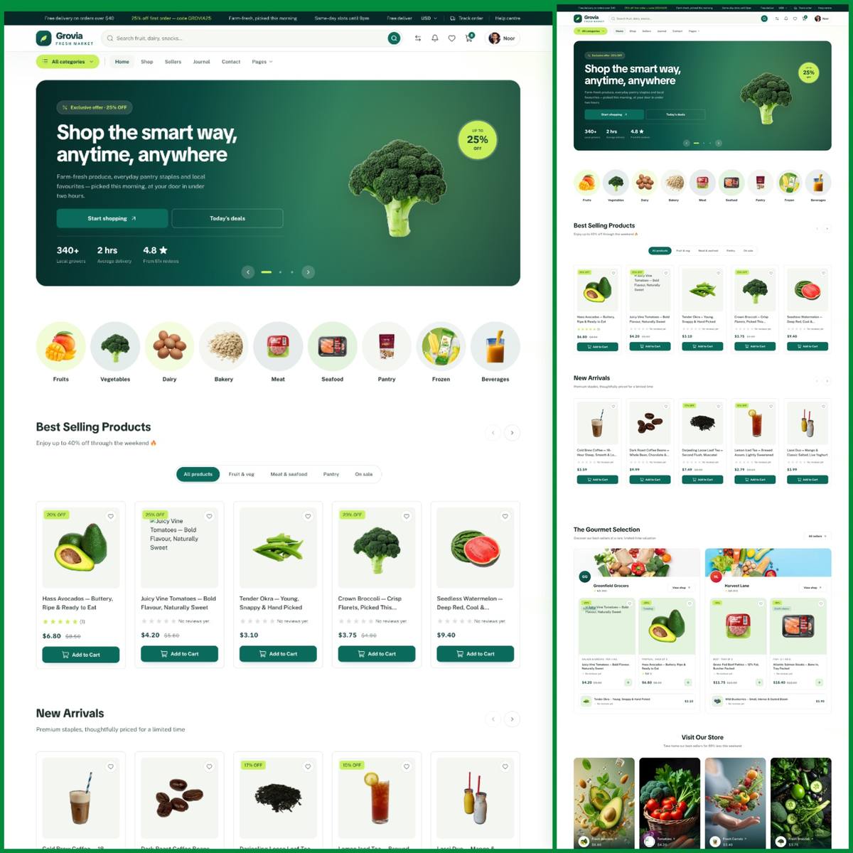 Grovia storefront