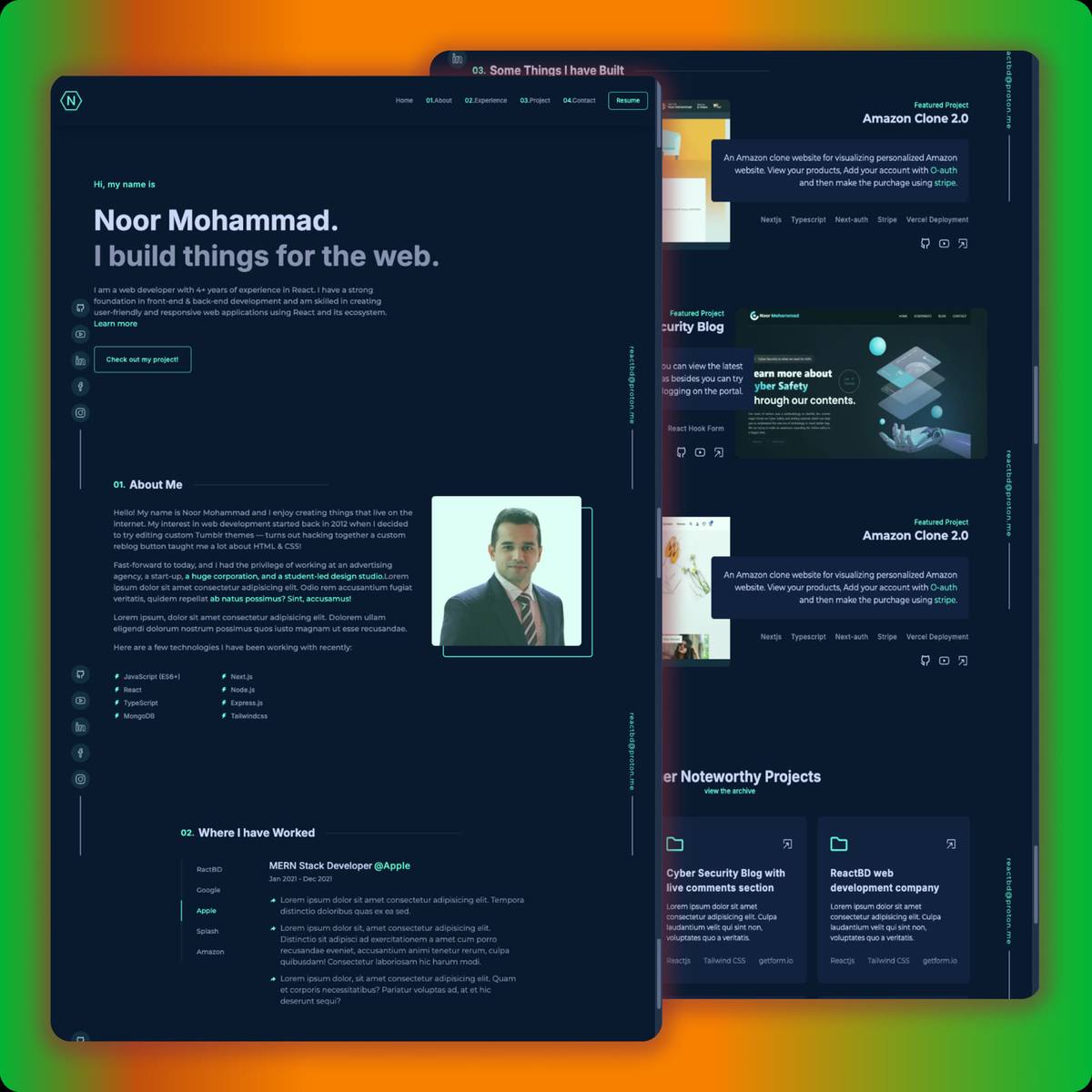 Vite Portfolio
